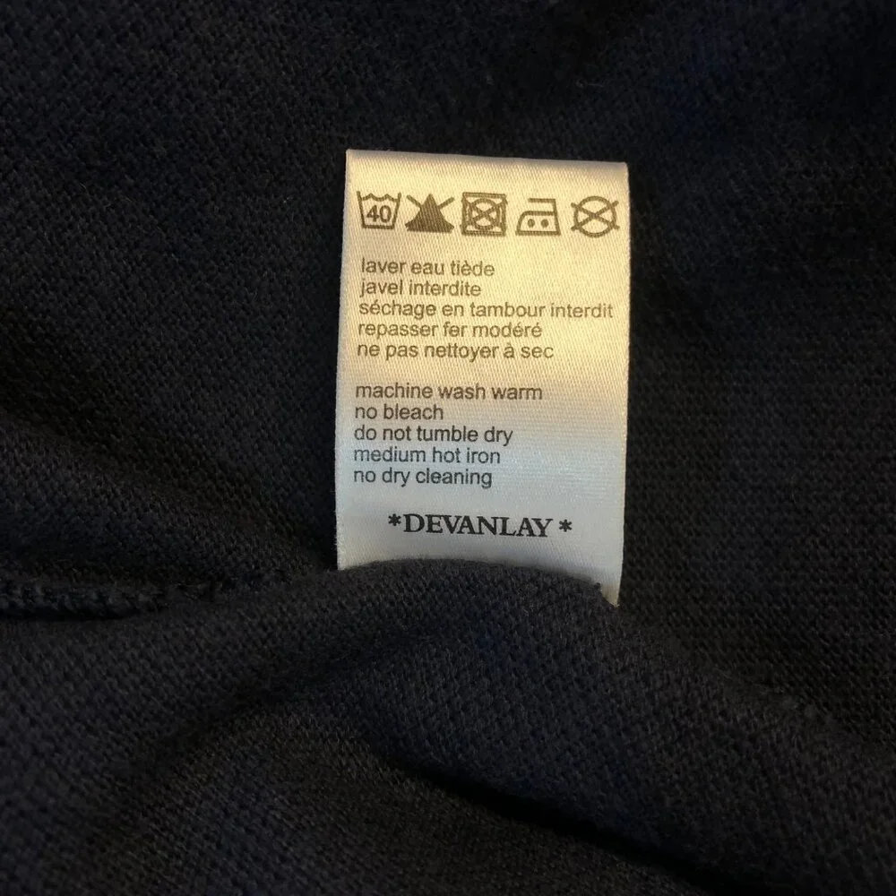 Lacoste Devanlay 100% Cotton Polo Shirt Navy Short Sleeve Size 7 (USA 2XL) - Picture 9 of 9